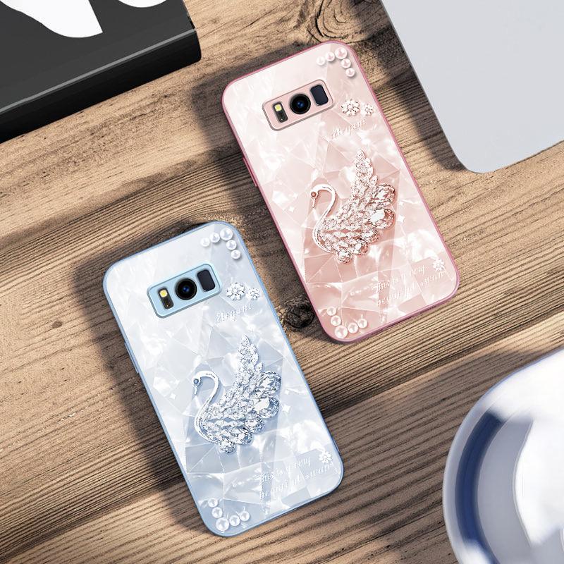 A Twinkling Little Pearl For Samsung S25 S25 Edge S25Ultra S8 9 S10 20 U Ltra S21 Pro 22 Plus S23 FE S24 Ultra Glass Phone Case
