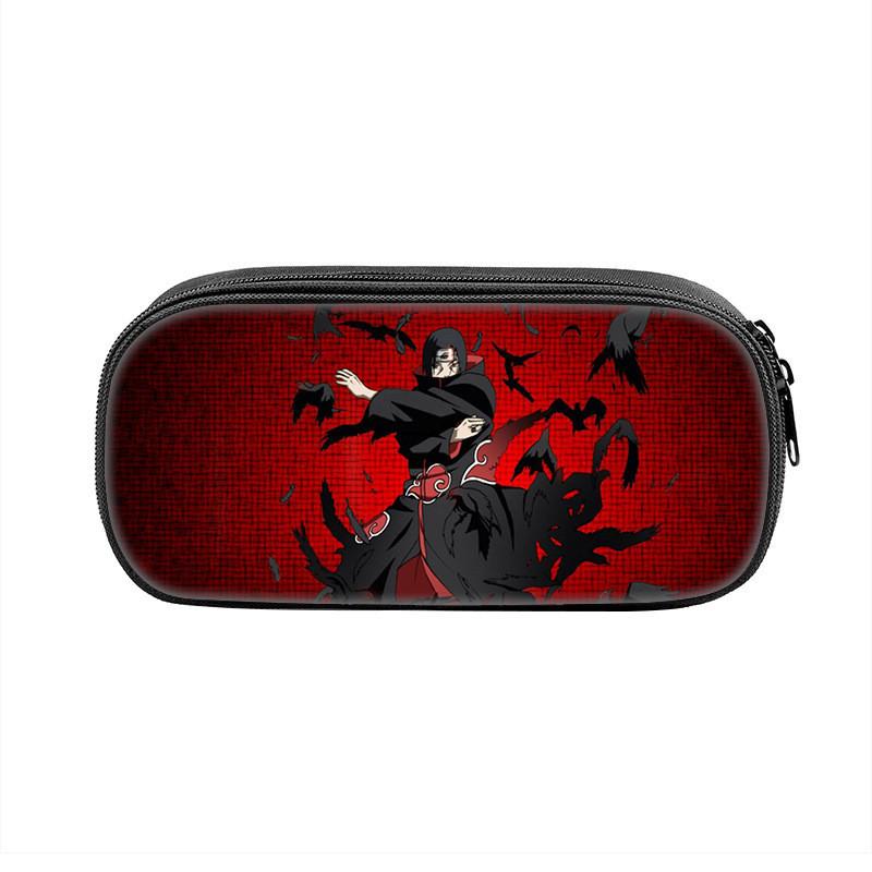 Hokage Naruto Creative Zipper Pencil Pouch With Durable Nylon Material For Office And School Use