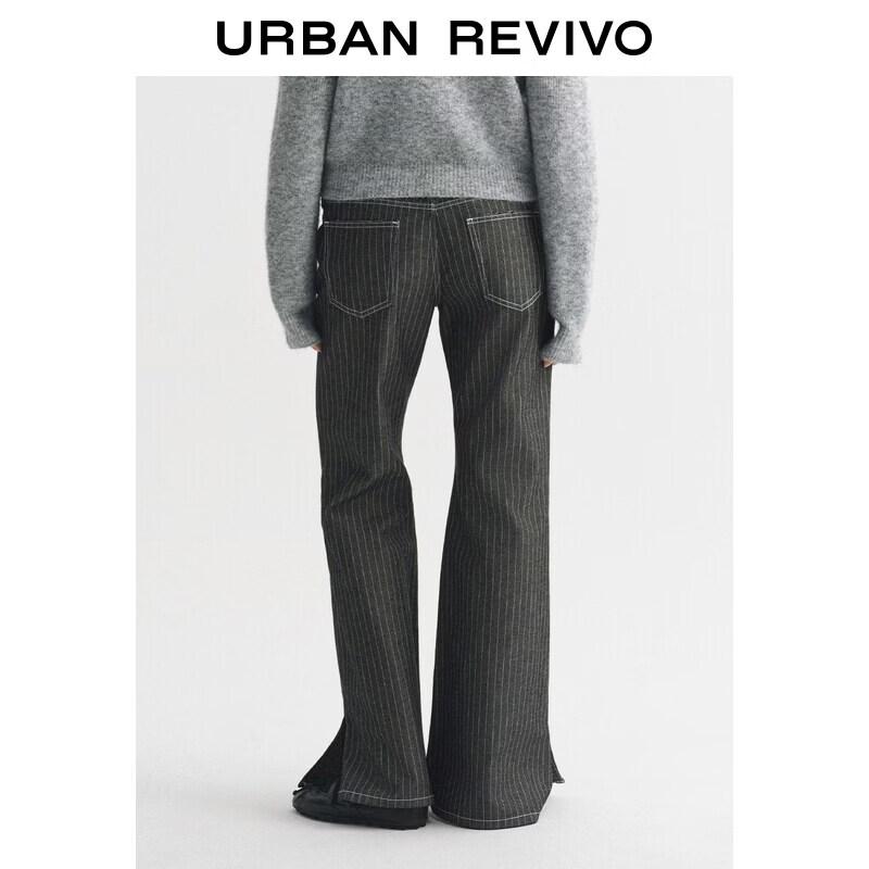 UR Women's Vintage Contrast Stripe Flare Jeans