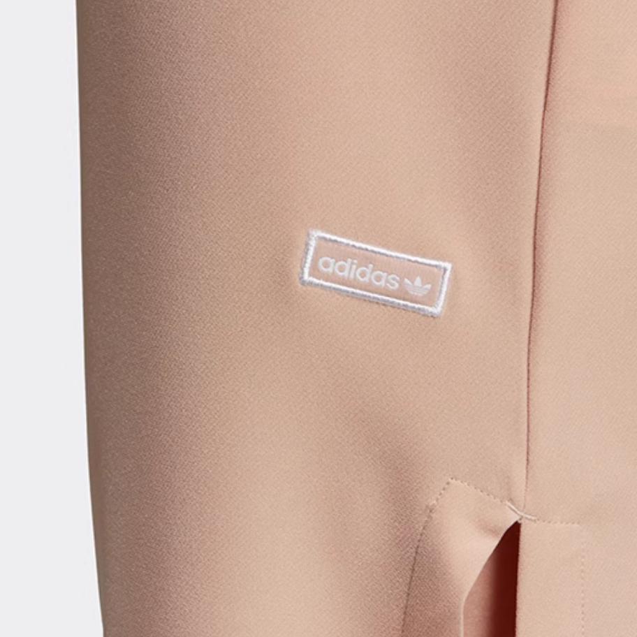 adidas Originals Casual Breathable Loose A-Line Short Sleeve Dress Women Dresses Off-White EC0934