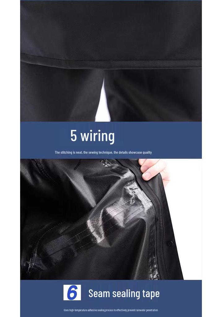 Men's Full-Body Heavy-Duty Waterproof Jumpsuit with Extended Coverage for Outdoor Use