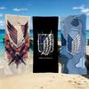 A-Attack On T-Titan Anime Towel For Outdoor Camping Beach Towel Super Absorbent Quick-Drying Summer Towel