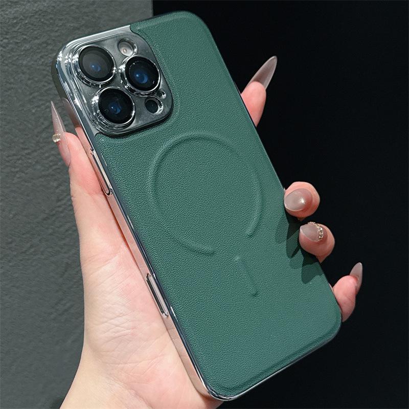 

Magnetic Electroplated iPhone 17 Pro Max Case - Compatible with Apple iPhone 17/16/15, Drop-Proof Design for Models 14/13 17 Pro Max