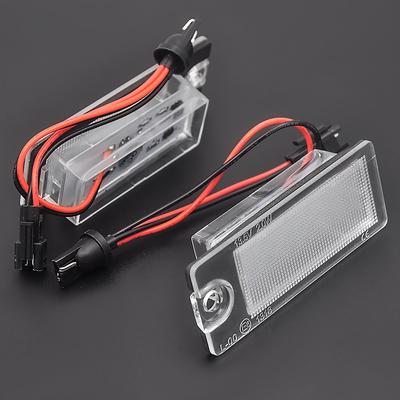 Auto hinten weiße LED-Kennzeichenleuchte Nummernschildleuchte für Volvo S60 S80 V70 XC70 XC90