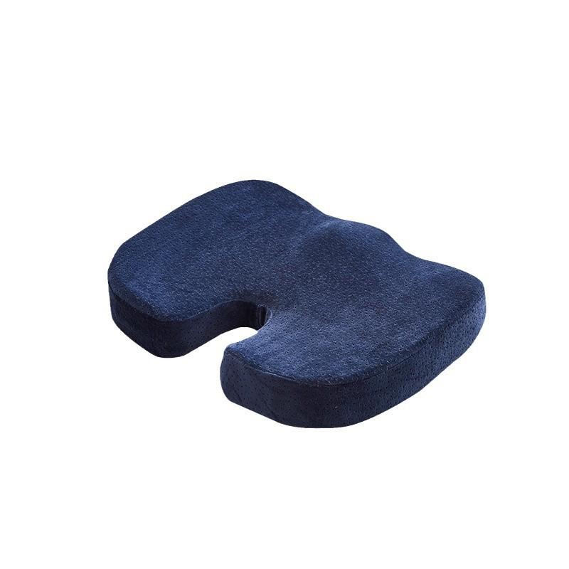Dual-Season Memory Foam Chair Cushion for Long Sitting