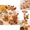 Entzückendes Giraffen-Stofftier Weiches Kuscheltier Schal Langer Hals Niedliches Reh Geschenk für Kinder