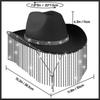 Cowboyhut Herren Cowgirl Bequemes Kostümzubehör Sonnenhut Outdoor für Cosplay Partys