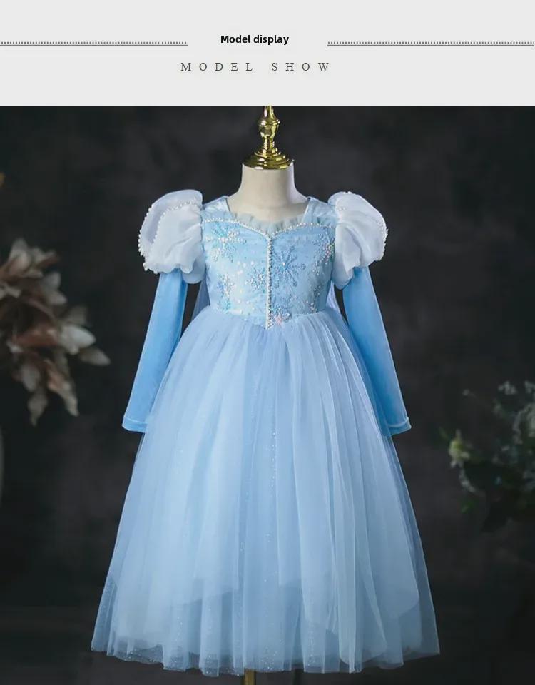 New Girls' Luminous Aisha Princess Dress – Spring/Autumn & Christmas Performance Skirt
