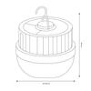 Portable Led Ufo Lamp 10W 4000K + Solar