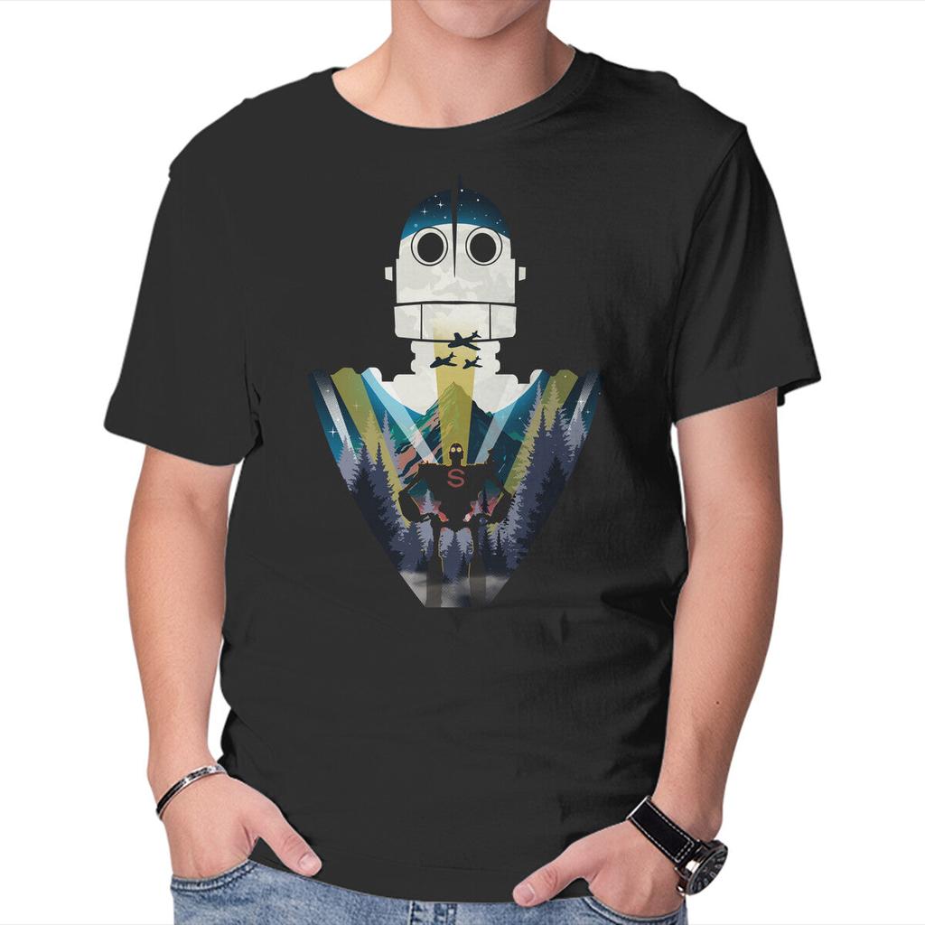 Unisex Crew Neck T-Shirt The Gentle Giant Graphic Short Sleeve Casual Tee