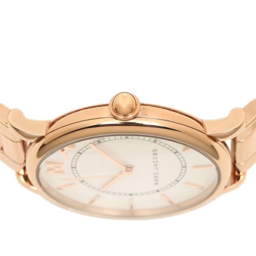 Marc Jacobs MJ3523 Quartz Women's Watch in White/Pink Gold