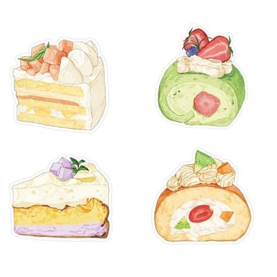 Lovely Cake Note Pad Simple Stickier Note Stickier Pad Sweet Station Series Stickier Note Memos Pad for Office Workers