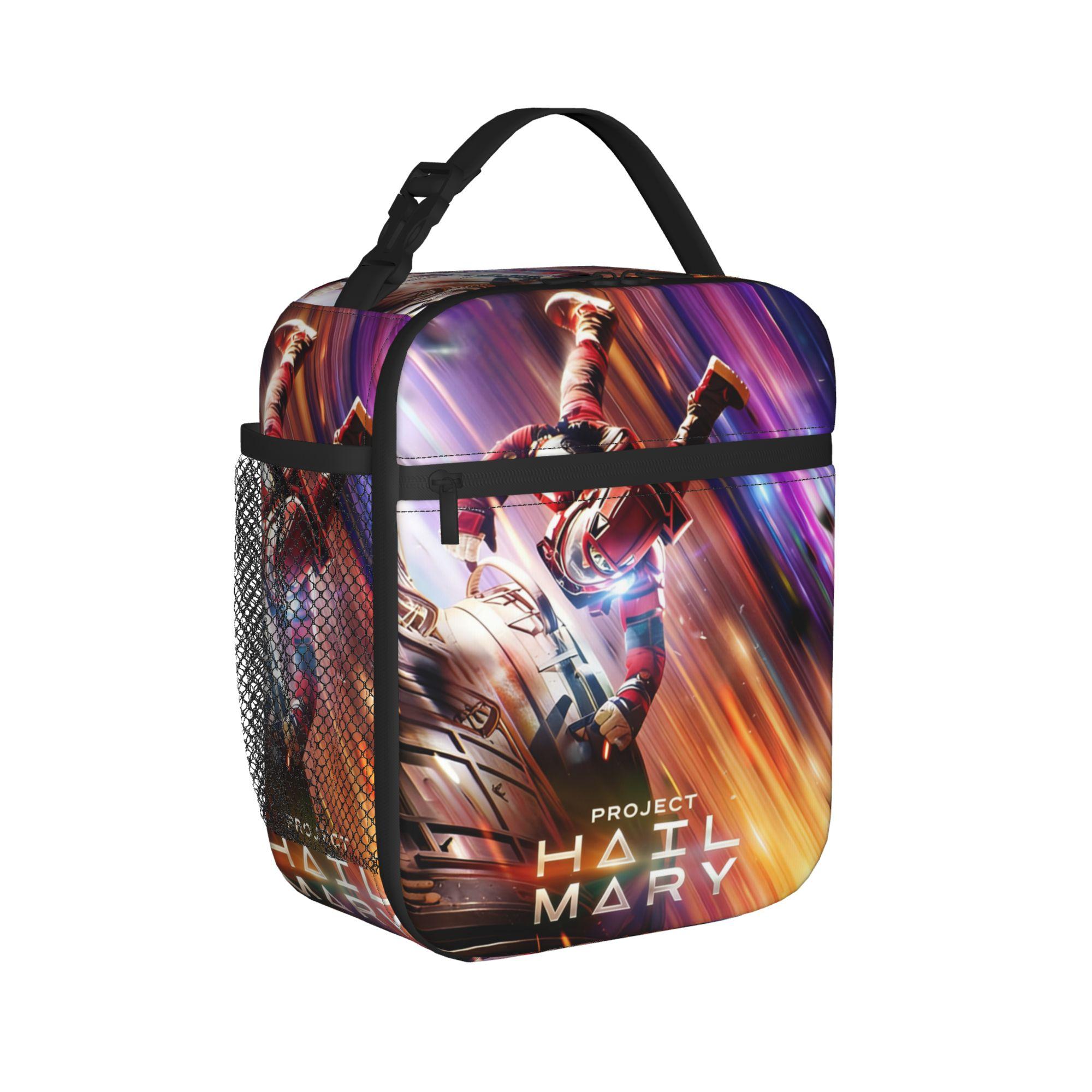 Project Hail Mary Sci Fi Movie Insulated Lunch Bag Portable  Reusable Thermal Bag Lunch Box Tote Office  Picnic Bento Pouch One Size