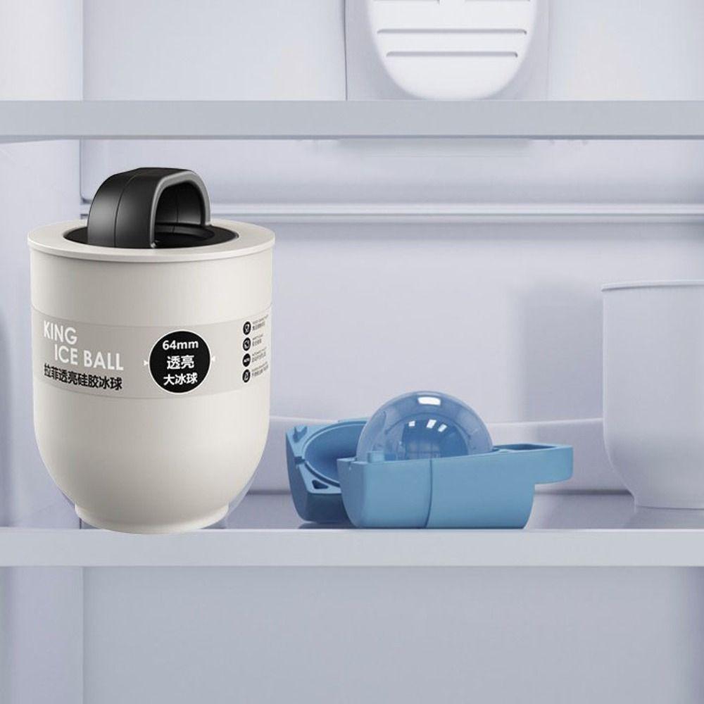 Food Grade Ice Ball Maker Large Size Ball Ice Tray Clear Whiskey Ice Ball Mold Summer