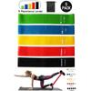 5pcs Resistance Bands Collection Yoga Elastic Band for Fitness Exercise Stretch Belt 5 Resistance Level Workout Bands Fitness Equipment