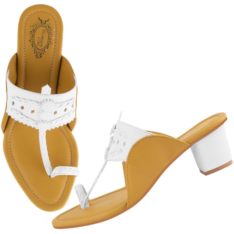 Shoetopia Women'S Kh-4433 Yellow Heeled Sandal-5 Kids Uk (Kh-4433-Yellow)-Eu38