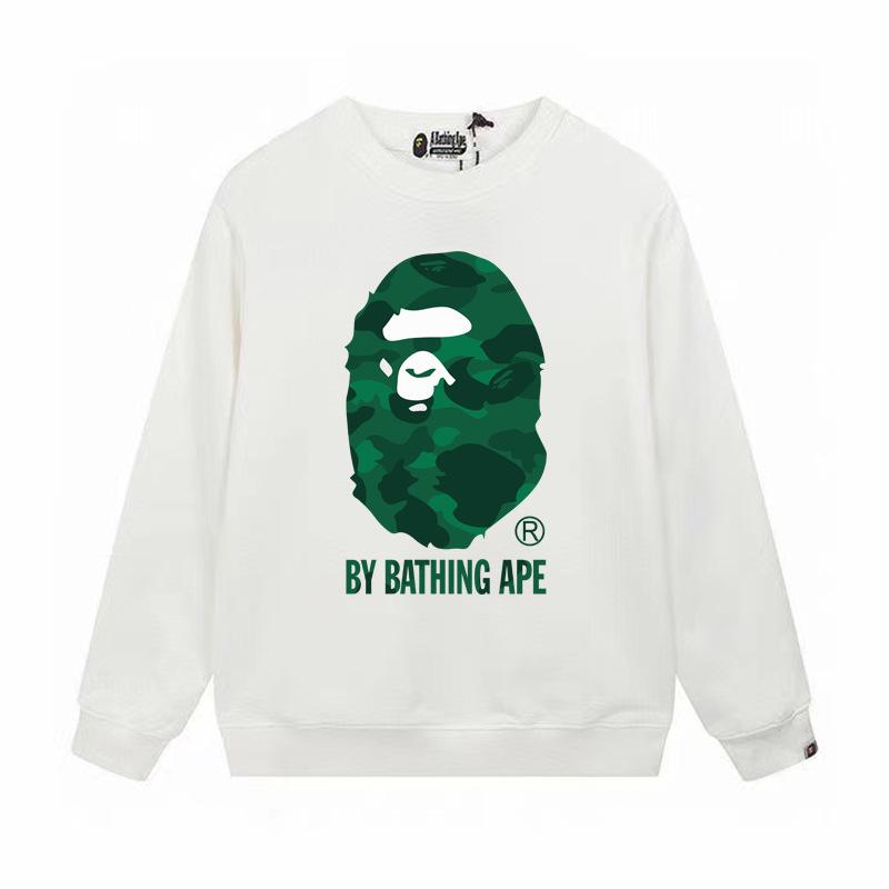 Herrtröja med lång ärm, boktryck och frotté - Höst/Vinter Casual Pullover Trendig Topp