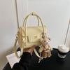 Hand carry simple high-end small square bag spring and summer new fashion shoulder bag trend casual messenger bag