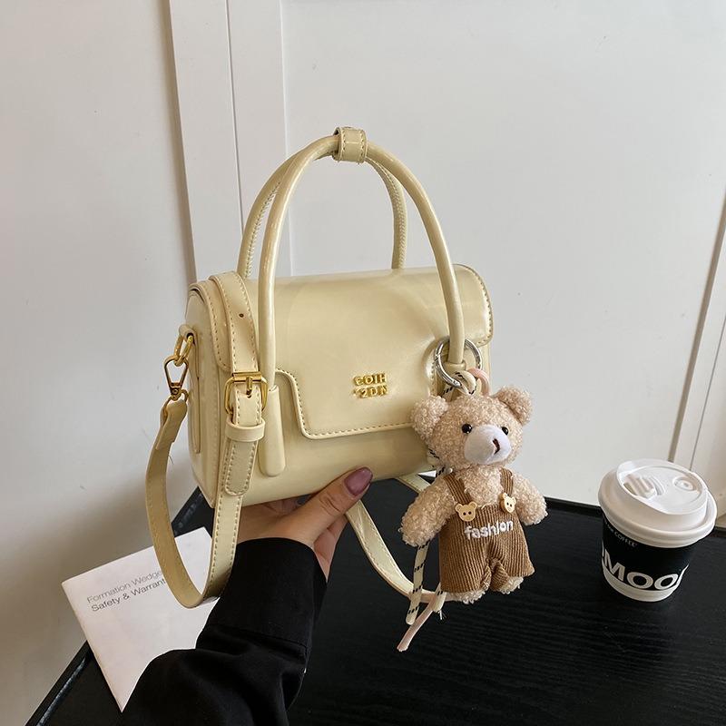 Hand carry simple high-end small square bag spring and summer new fashion shoulder bag trend casual messenger bag