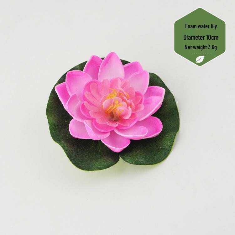 Artificial Lotus Leaf & Lotus Flower Pond Decorations for Fish Tanks & Living Rooms