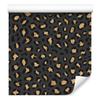 Gold Graphite and Brown Leather Wallpaper for Living Room and Bedroom 50x1000
