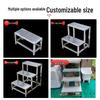 Stainless Steel Multi-Height Step Stool for Home, Factory, and Hospital Use