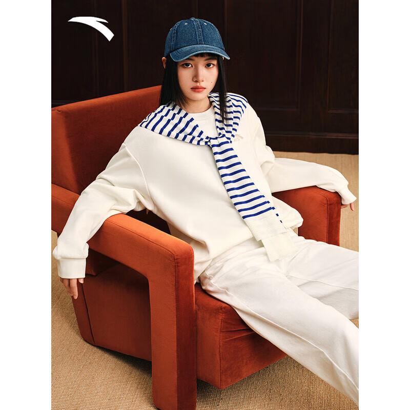 ANTA Unisex Fleece Lined Round Neck Sweatshirt