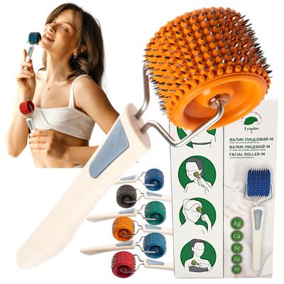 Rullo facciale applicatore Rullo facciale per agopuntura anti-età 3.5 Ag Massaggiatore per agopuntura per adulti e bambini
