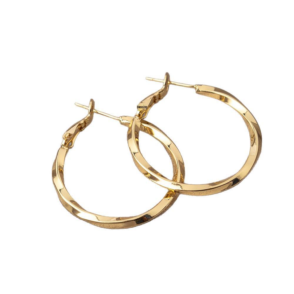 2025 Women's Möbius Hoop Earrings: Light Luxury & Nordic Retro Style