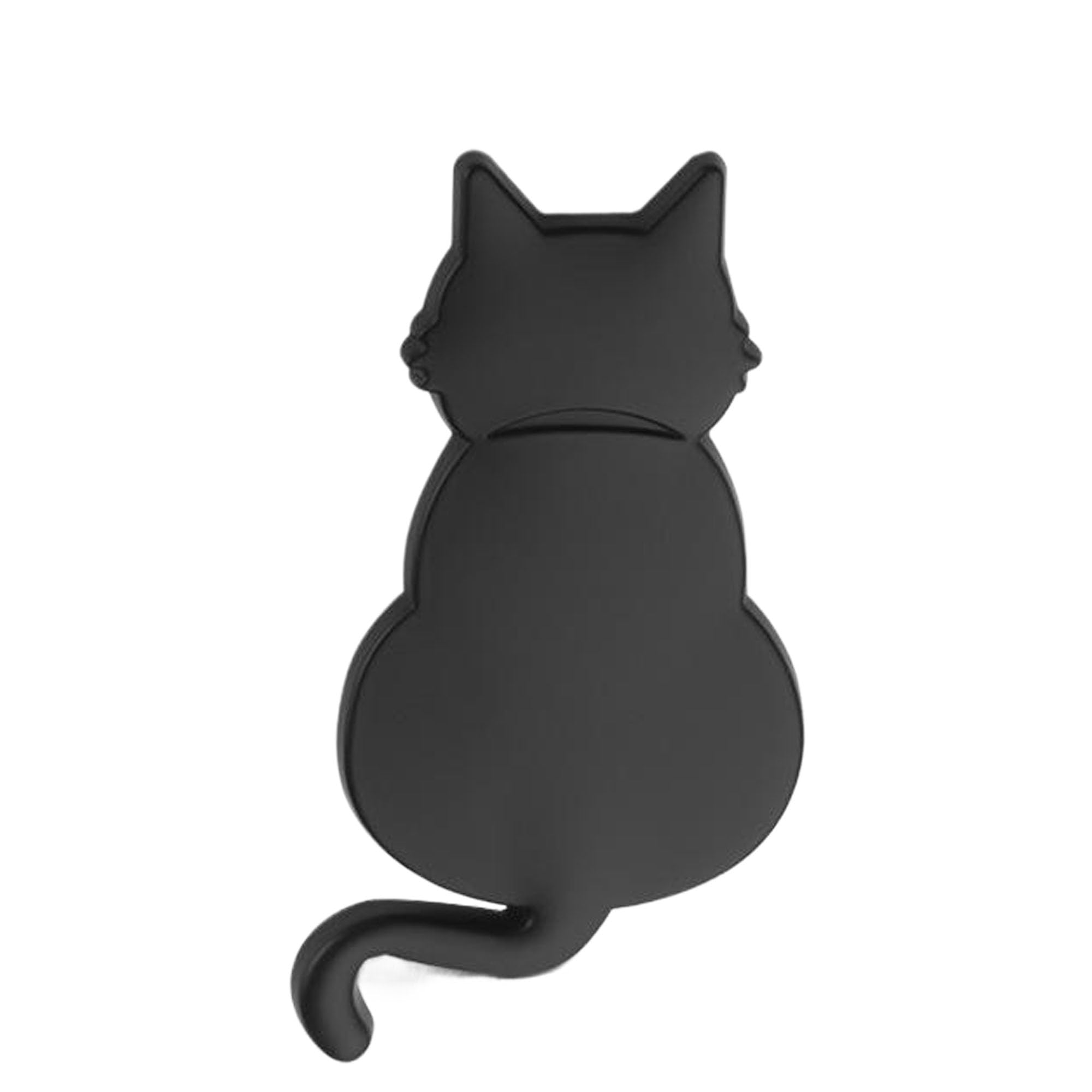 QEZEZA Car Sticker, 3D Metallic Texture, Stylish, Cute, Cat Emblem, Car Sticker, Decal, Cat B