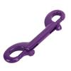 90mm 316 Stainless Steel Diving Double Headed Hook Quick Release Spring Hooks for Diving BCD Purple