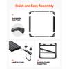 SucceBuy Roof Rack Cargo Carrier 48x40x5.6“ Universal Rooftop Cargo Basket Car Top Luggage Holder Anti-Rust Alloy Steel for Car