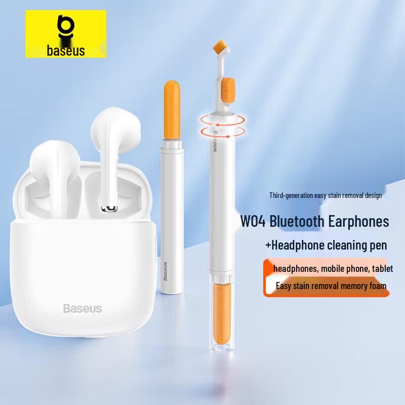 

Baseus W04 Bluetooth Earbuds with Cleaning Pen Set