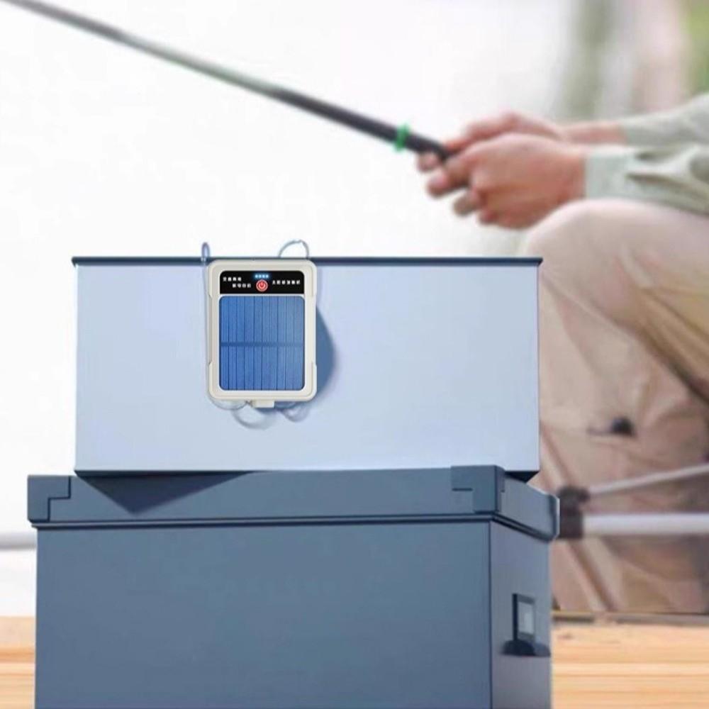 Water Proof Solar Oxygen Pump Ultra Silent Fishing Oxygen Pump Fish Tank Aerator  Aquarium