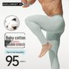 Men's Autumn and Winter Warm Cotton Leggings: Trendy Thin One-Piece Pants