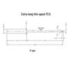 Fine Runner EDM Copper Electrode: Submerged Gate Purple Copper Rod