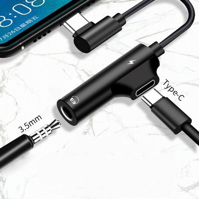 Aux 3.5 Adapter Charger Usb-c Type C To 3.5mm Jack TypeC Audio Splitter Headphone Cable Earphone For Xiaomi Mi6 Mix2 for huawei