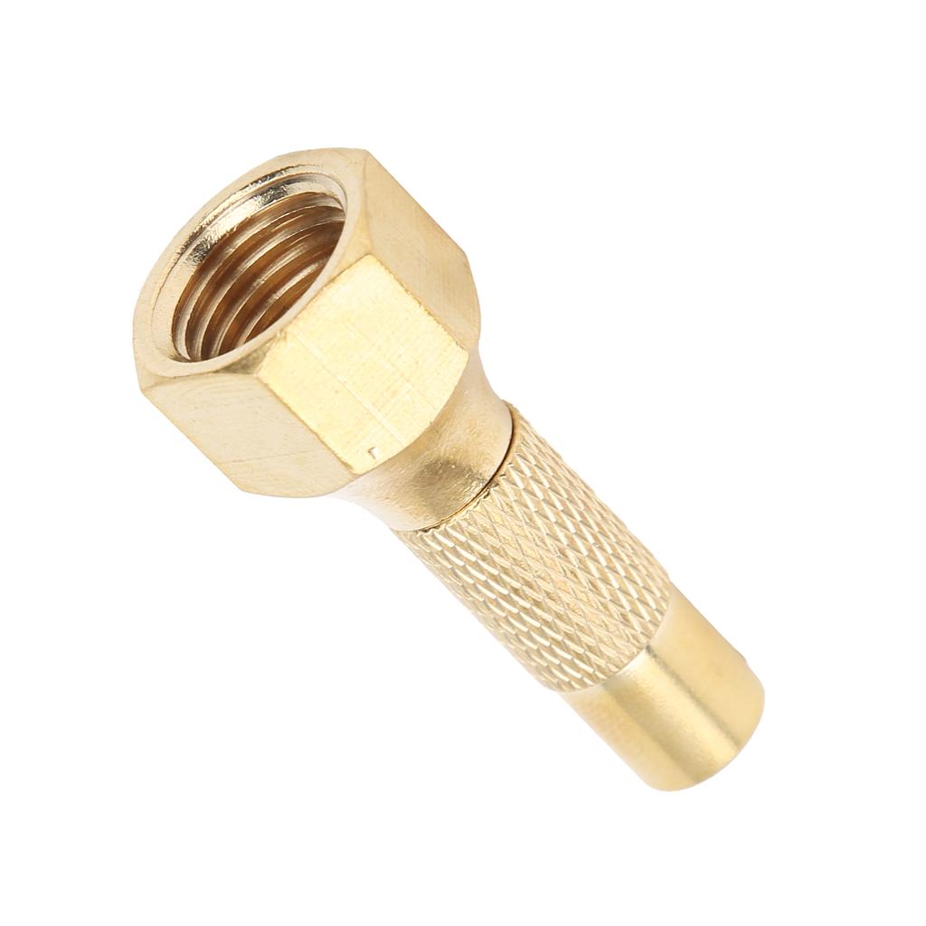 Twist On Air Chucks Portable Brass Tyre Inflation Valve 1 4in NPT Internal Thread for Car Bike Motorcycle
