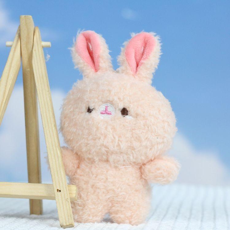 Adorable Plush Bear Keychain Cute Animal Backpack Charm With Soft Pp Cotton Filling