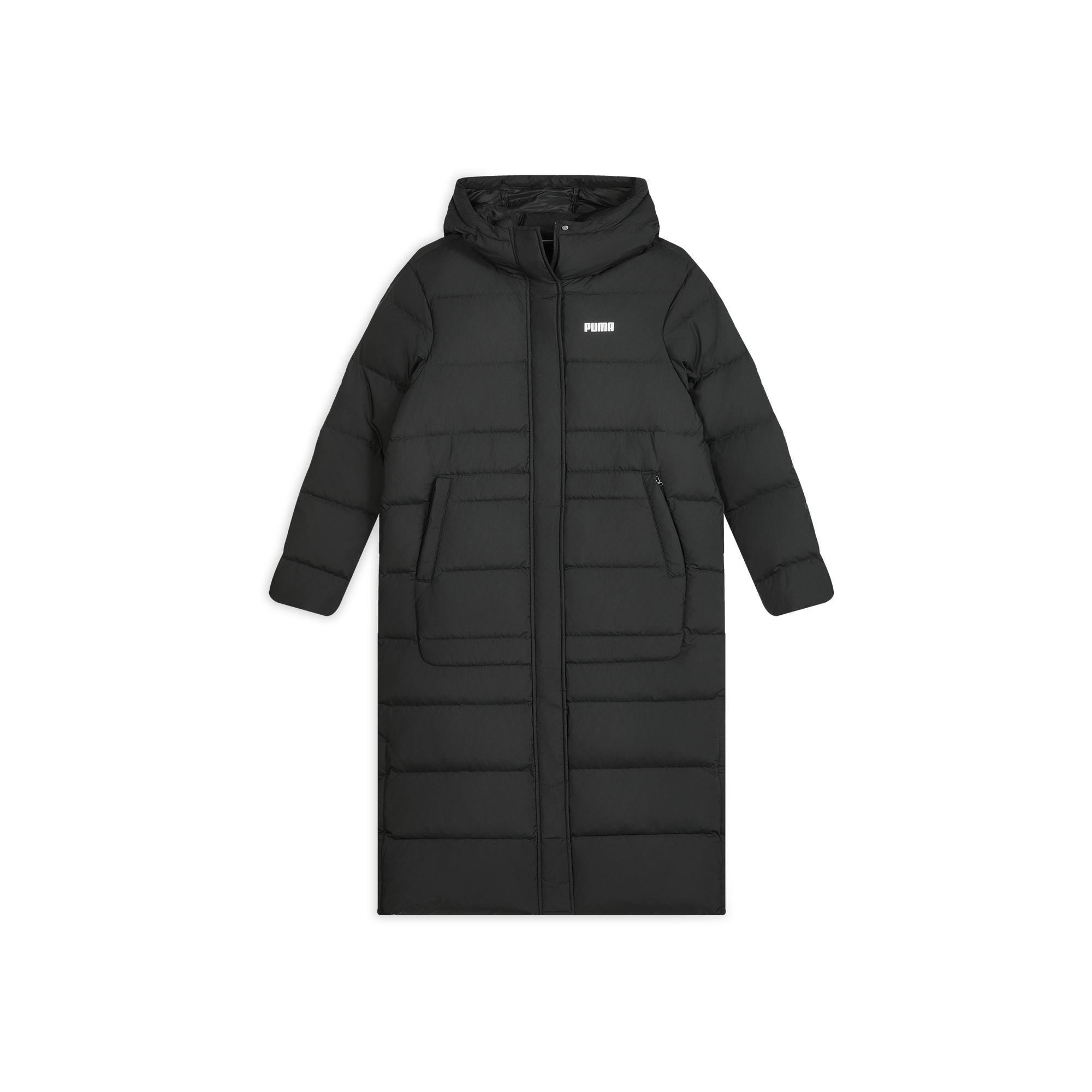 

Puma FW25 Длинный пуховик с капюшоном Теплый Ветрозащитный Водонепроницаемый Длинная пуховая куртка Женская верхняя одежда 692775-01 L