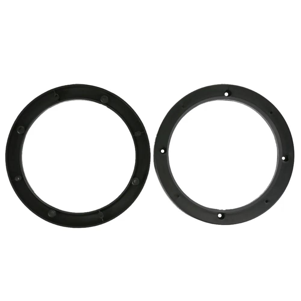 2Pcs Speaker Spacer Pad Adapter 6.5 Inch Plastic Fitting Audio Anti-Slip Autoradio Speaker Pakking Spacers for Auto Accessoires