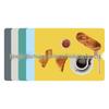 Nordic Morandi Style Silicone Placemat for Kids, Heat-Resistant, Japanese-Korean Design, 40x30 Cm