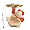 Cat Figure Fortune Cat Key Storage Tray Resin Lucky Cat Home Storage Decorative  Porch Living Room