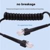 Cat6 Gigabit Spring Ethernet Cable 8 Cored Fast Speed Networking Wire for Security Camera and Router Connection