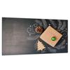 GLASS PROTECTIVE PLATE FOR STOVE 90x52 CHRISTMAS