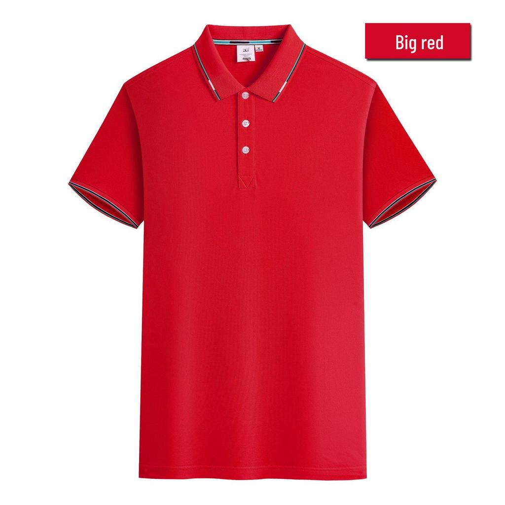 Custom Corporate Logo Polo Shirt - Short Sleeve Workwear for Summer Advertising & Team Outfits