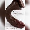 Extra Large Realistic Dildo – 5 Sizes Up To 33cm, Soft Liquid Silicone Penis Toy with Strong Suction Cup, Female & Couple Sex Toy