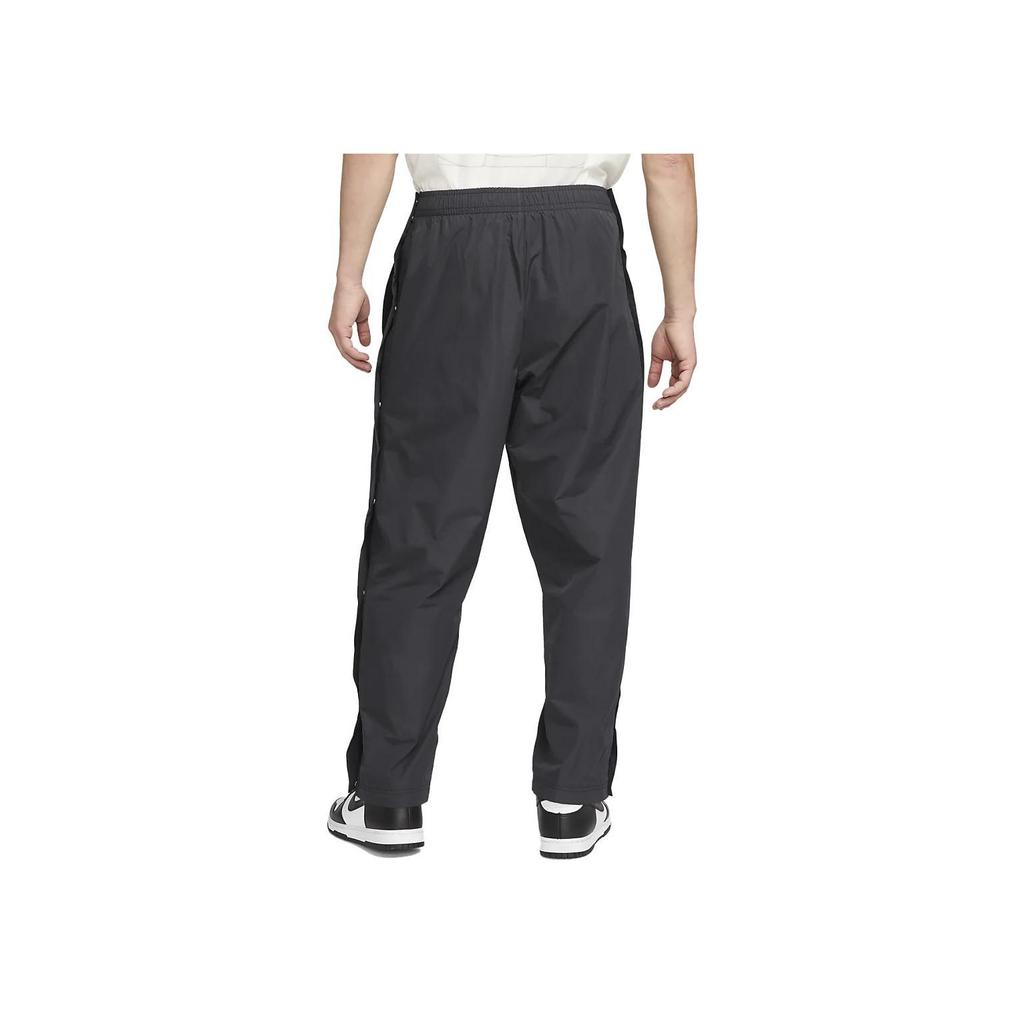 Nike Elastic Waist Drawstring Long Straight-Leg Sports Pants Men Bottoms Black DX3335-010