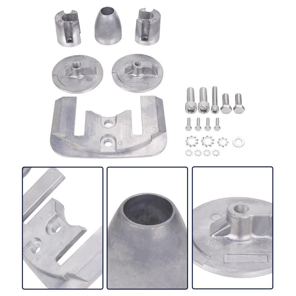 For Mercury Bravo 2/3 & MerCruiser 1989-2003 – Outboard Anode Kit CMBRAVO23KIT, Aluminum, Corrosion Protection