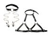 Harness Bondage Sex Toys Women SM Body Chest Harness Belt with Mouth Gag Nipple Clamps Adult Restraints Bondage Sex Games
